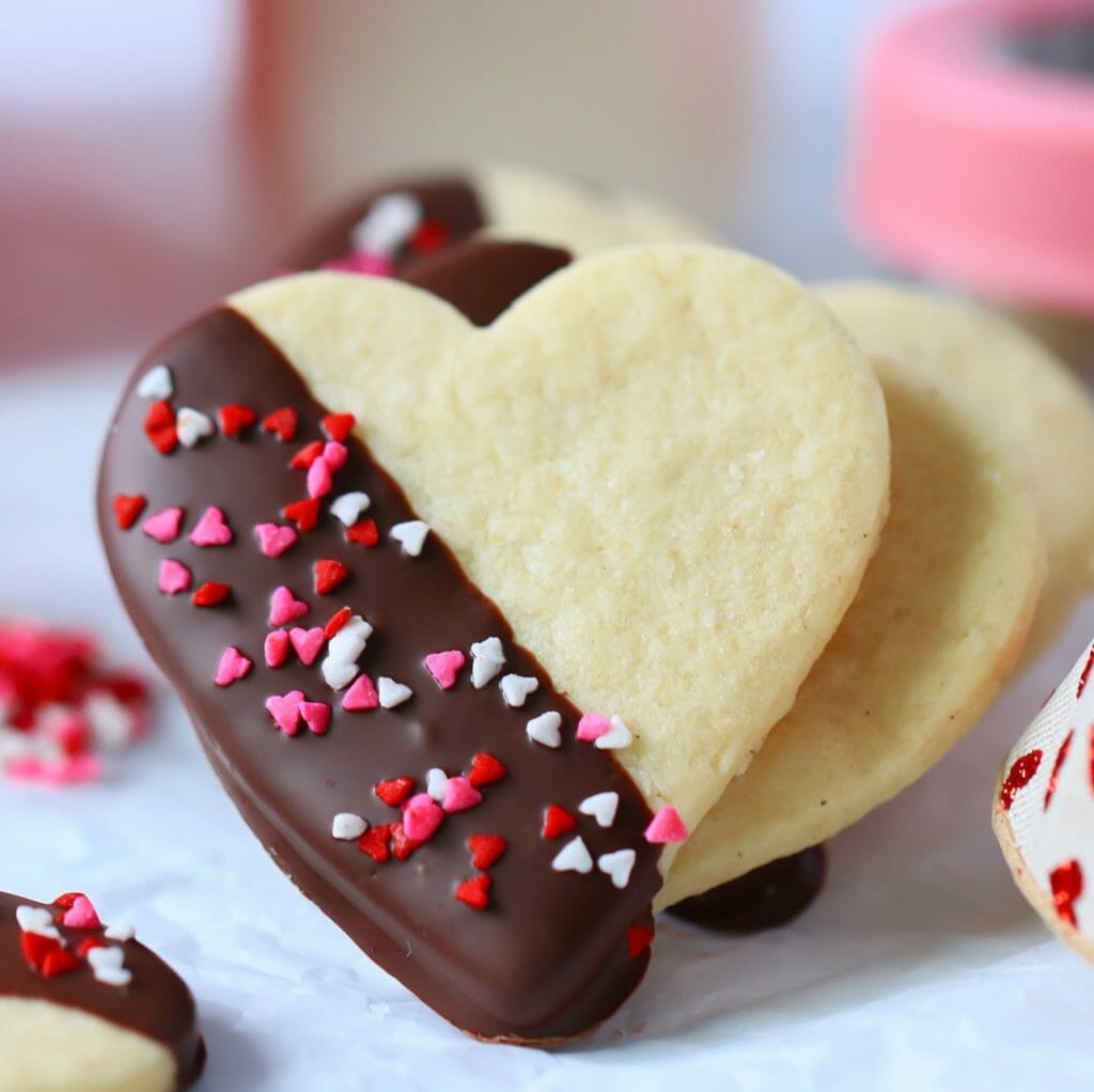 Chocolate Dipped Sugar Cookies No Chill Gluten Free DairyFree