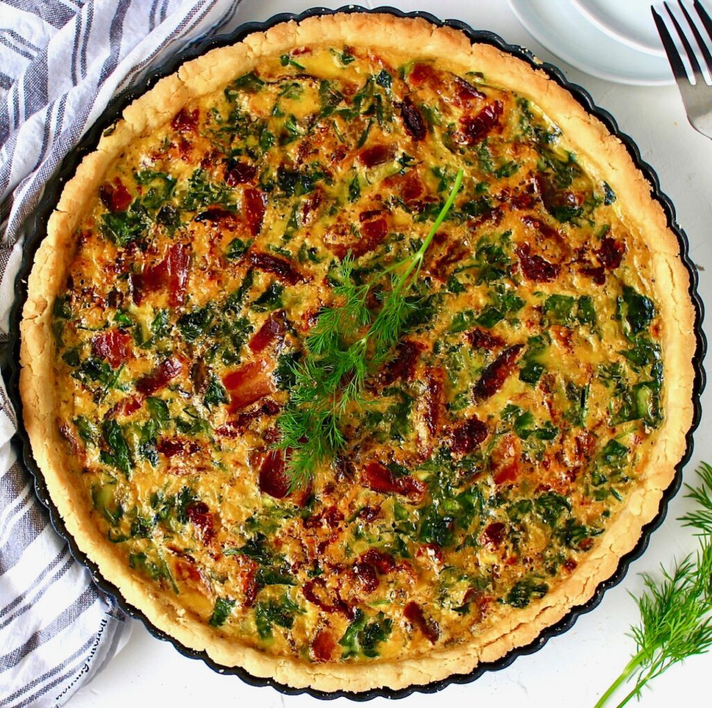 dairy free quiche